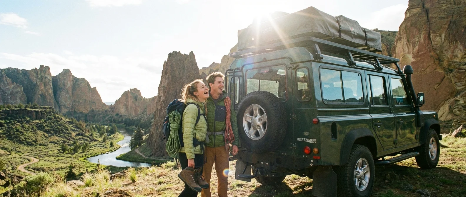A person using a tablet to compare financial features side-by-side.