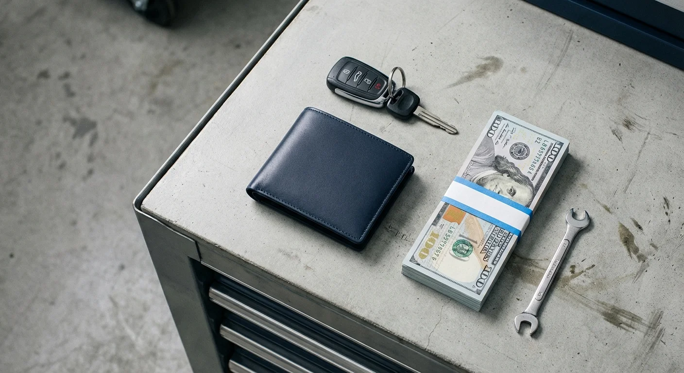 A person looking at their growing savings on a mobile banking app.