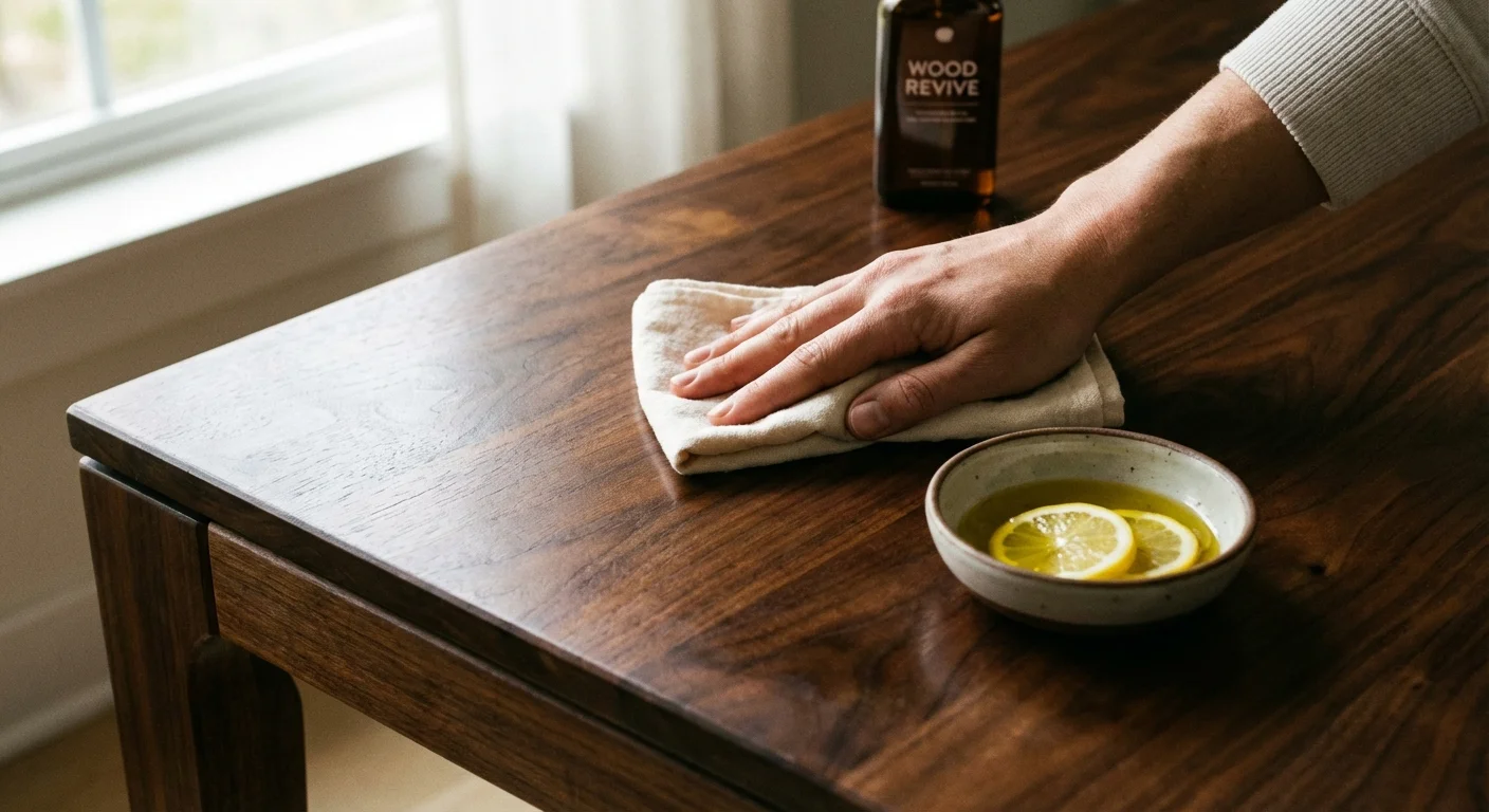 A man cleaning his newly purchased white car in a sunny driveway.