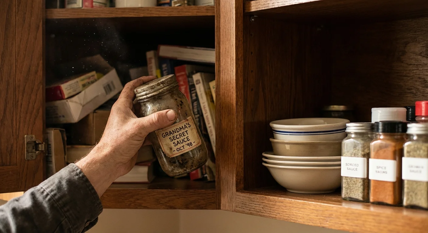 A close-up of a person sealing a paint can lid to keep the paint fresh.