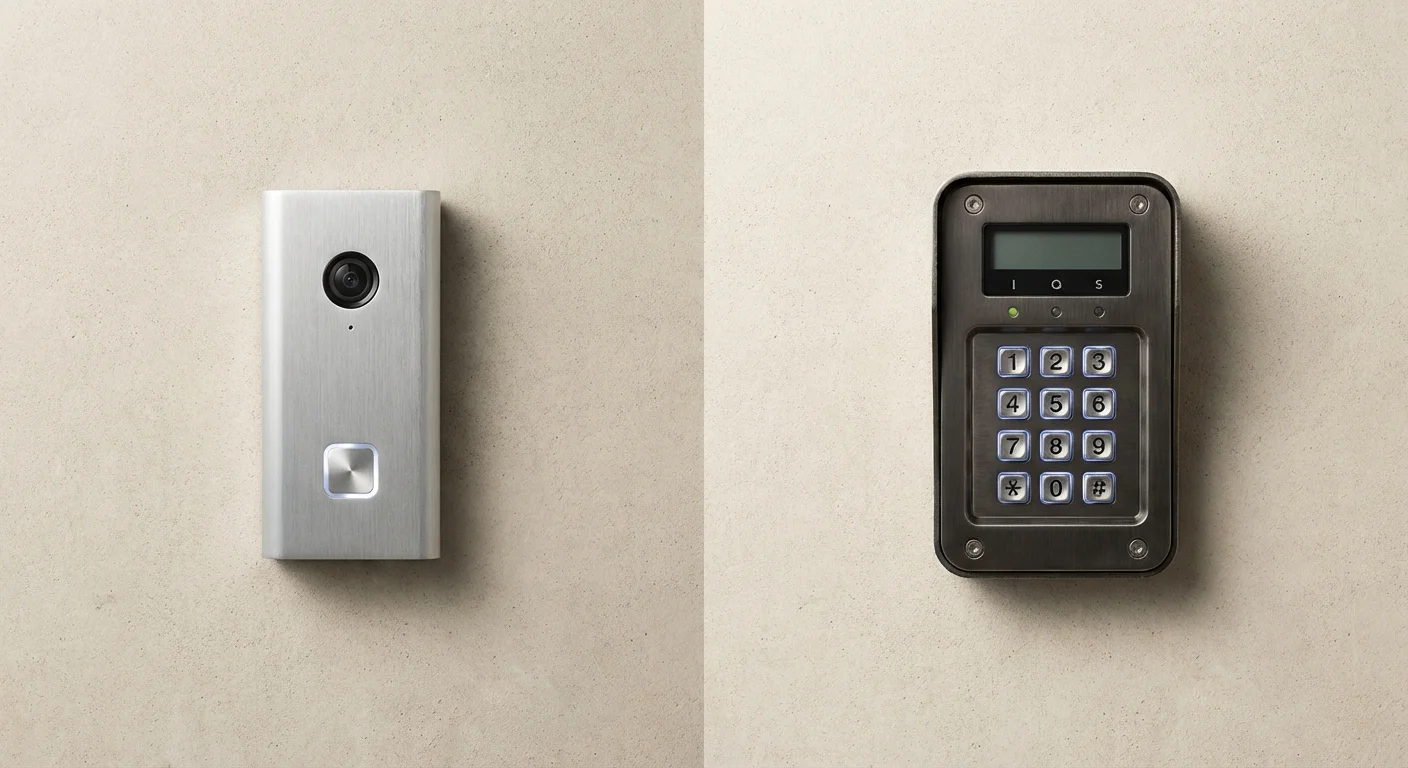 A close-up of a metal credit card near a contactless payment terminal.