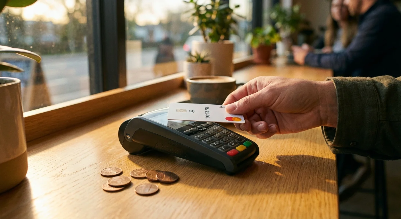 A consumer comparing different store return policies on a smartphone and tablet.