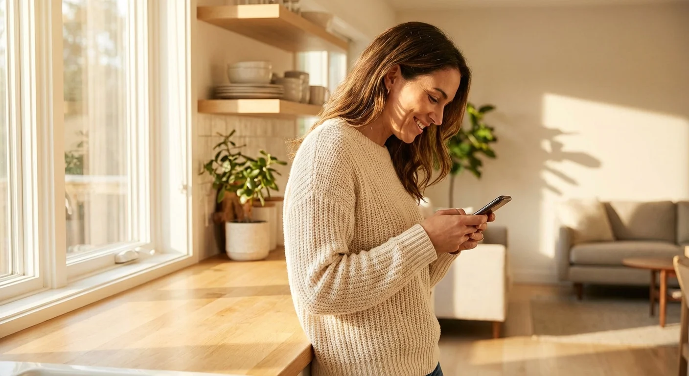 Close-up of hands writing in a journal next to a laptop, symbolizing intentional financial reflection.