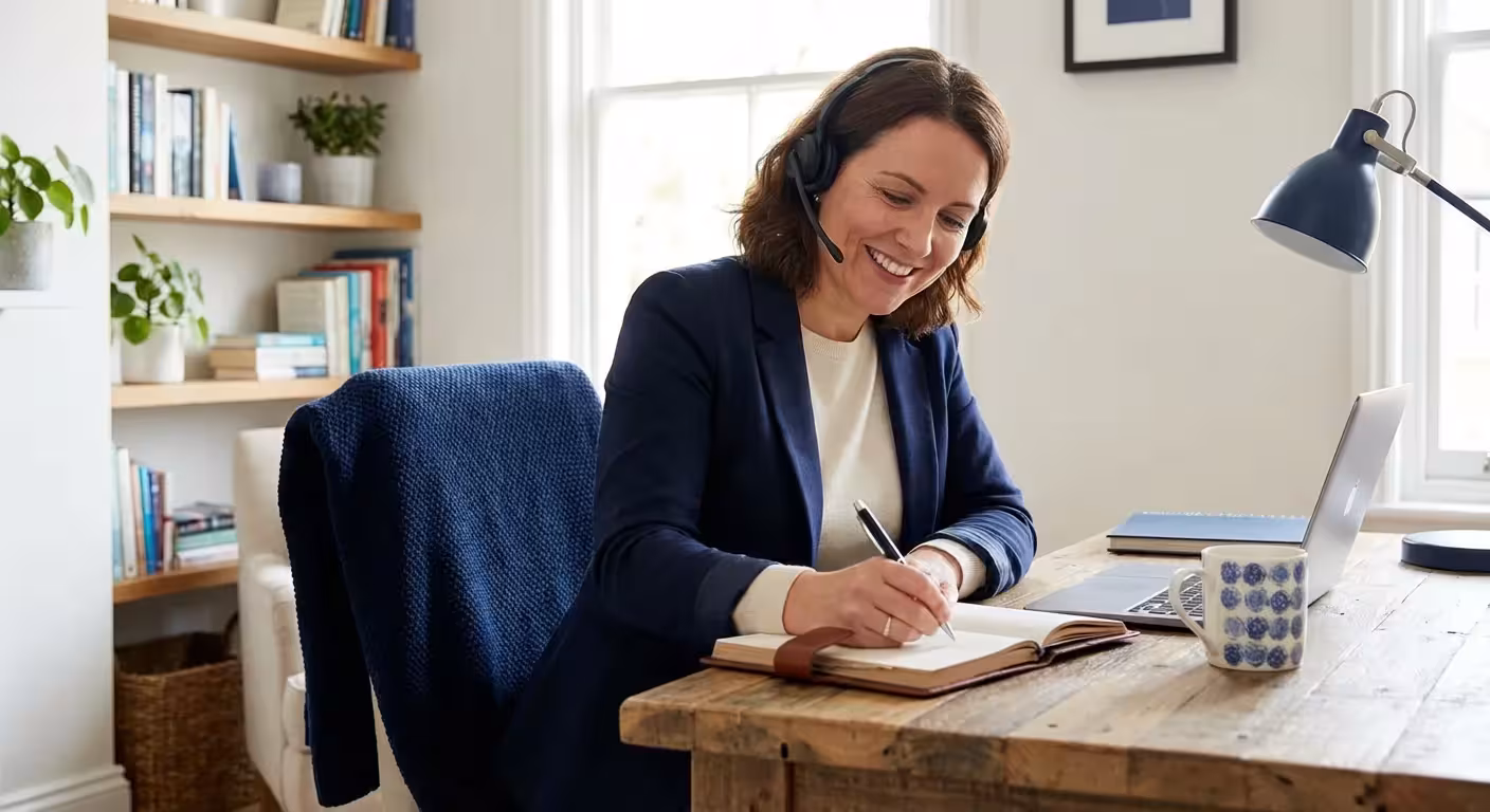 A person carefully reviewing the fine print on a digital contract.