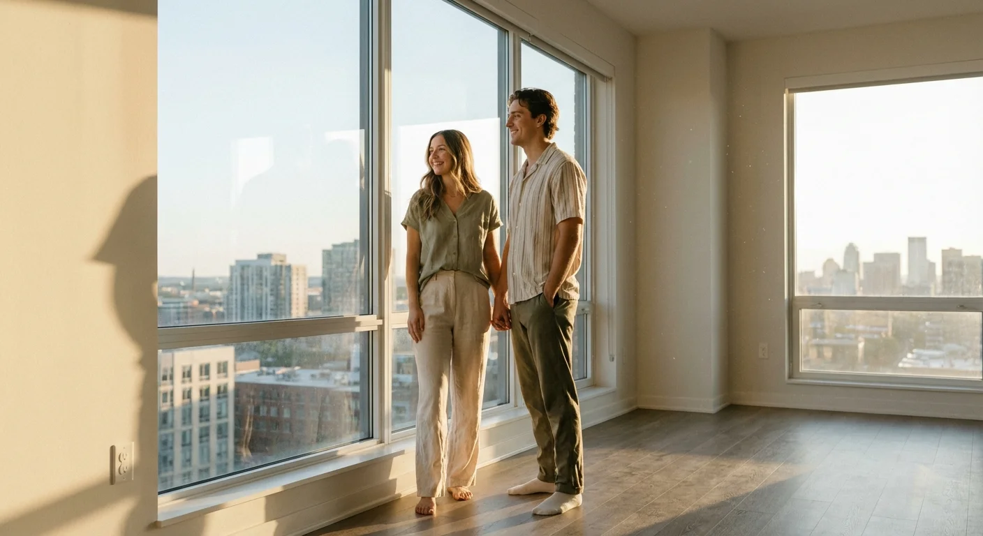 A hand putting a credit card back into a wallet while looking at a laptop screen.